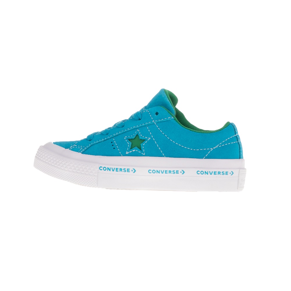 CONVERSE – Παιδικά παπούτσια CONVERSE ONE STAR 3V OX γαλάζια