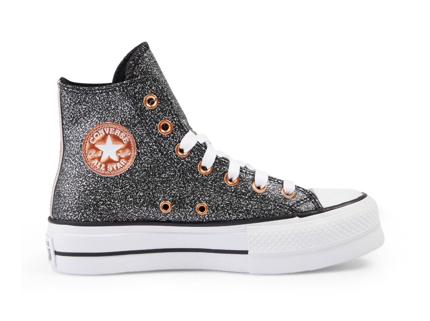 CONVERSE CHUCK TAYLOR ALL STAR LIFT FOREST GLAM A01301C Μαύρο 161309